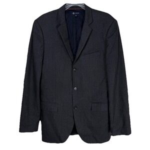 J Crew Ludlow Blazer Mens 40L Gray Italian Wool Three-Button Sport‎ Coat Jacket